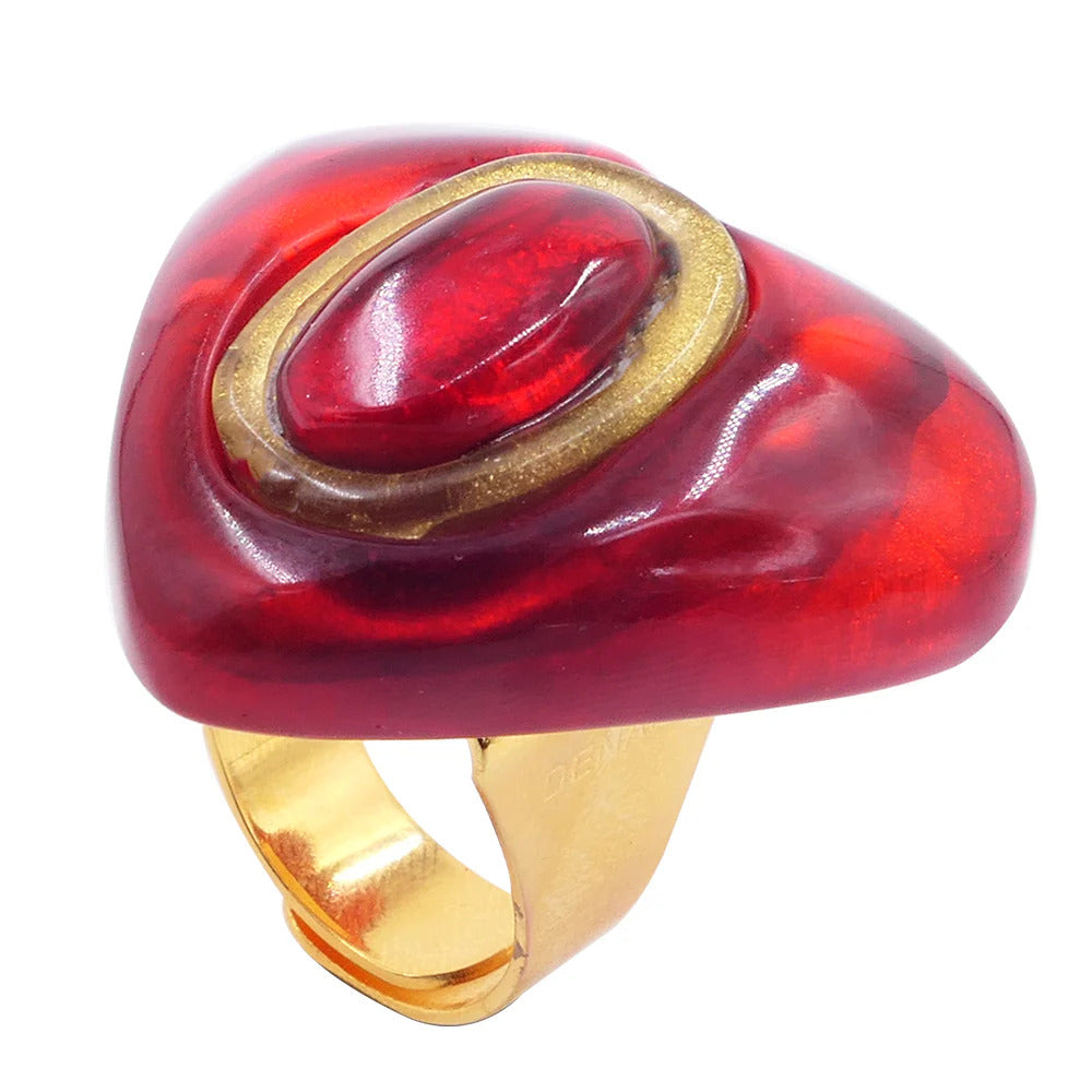 Polly Ring in Red