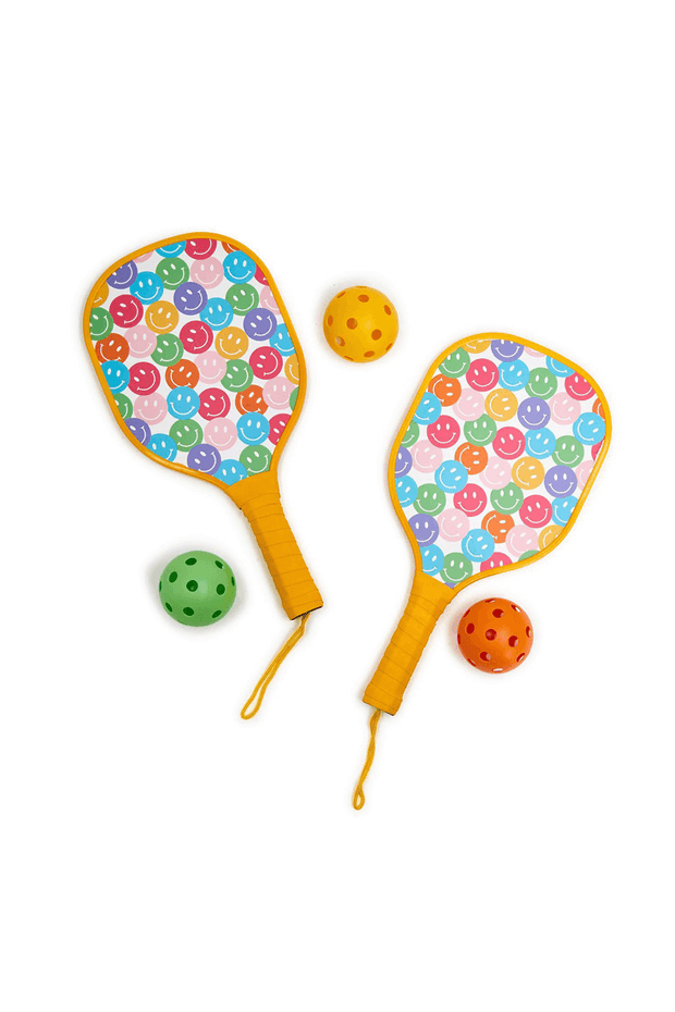 Happy Junior Pickleball Set available at Mildred Hoit in Palm Beach.