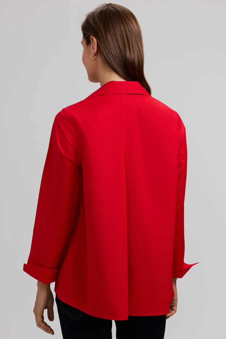 Foxcroft Agnes Shirt in Simply Red