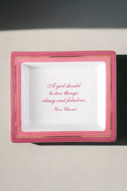 'A Girl Should Be Two Things: Classy And Fabulous' Tray | Mildred Hoit