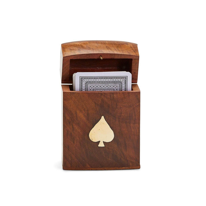 Playing Card Set in Wooden Box