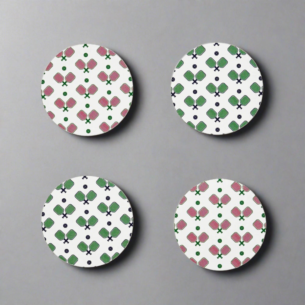 'Dinks on Me' Pickleball Themed Coasters - Mildred Hoit