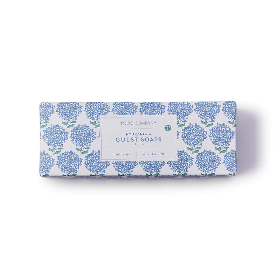 Hydrangea Set of 10 Guest Soaps