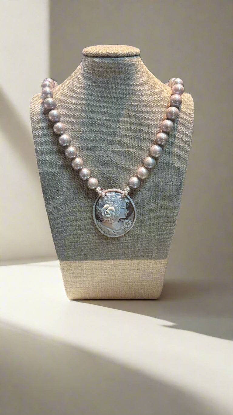 Cameo Necklace - Mildred Hoit