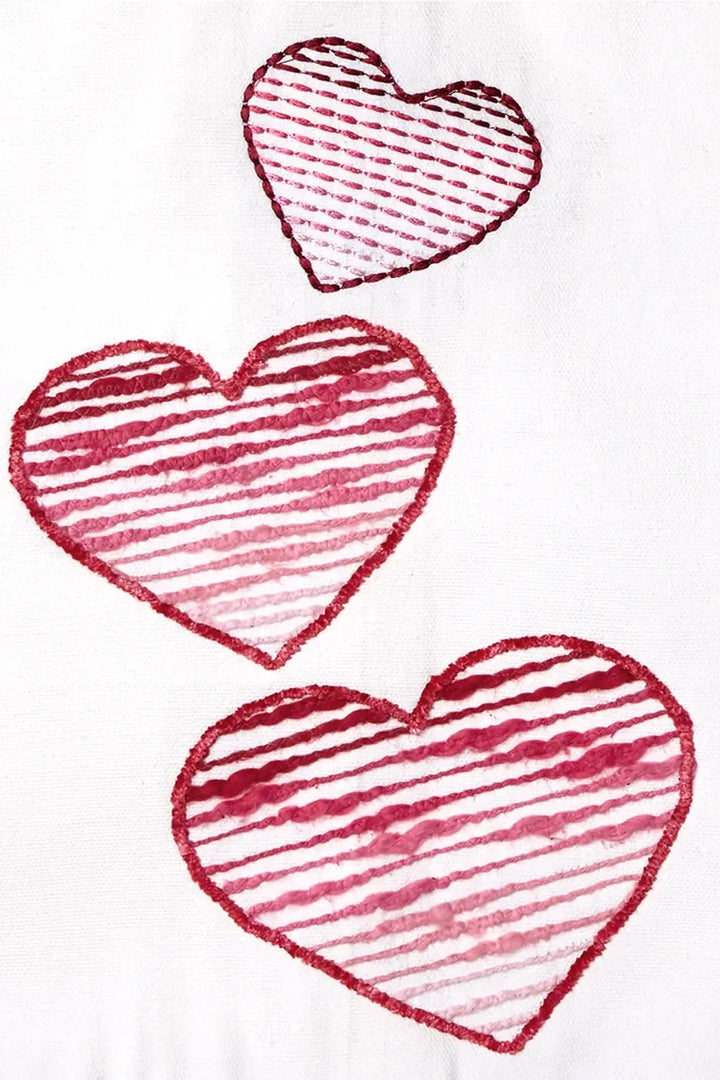 Ombre Heart Towel - Mildred Hoit