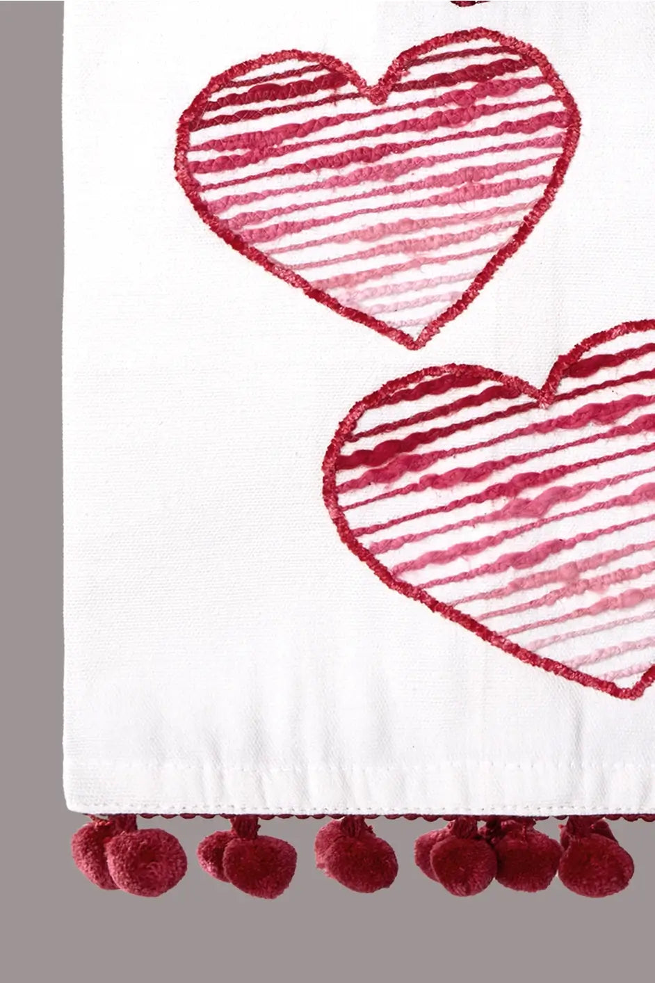Ombre Heart Towel - Mildred Hoit