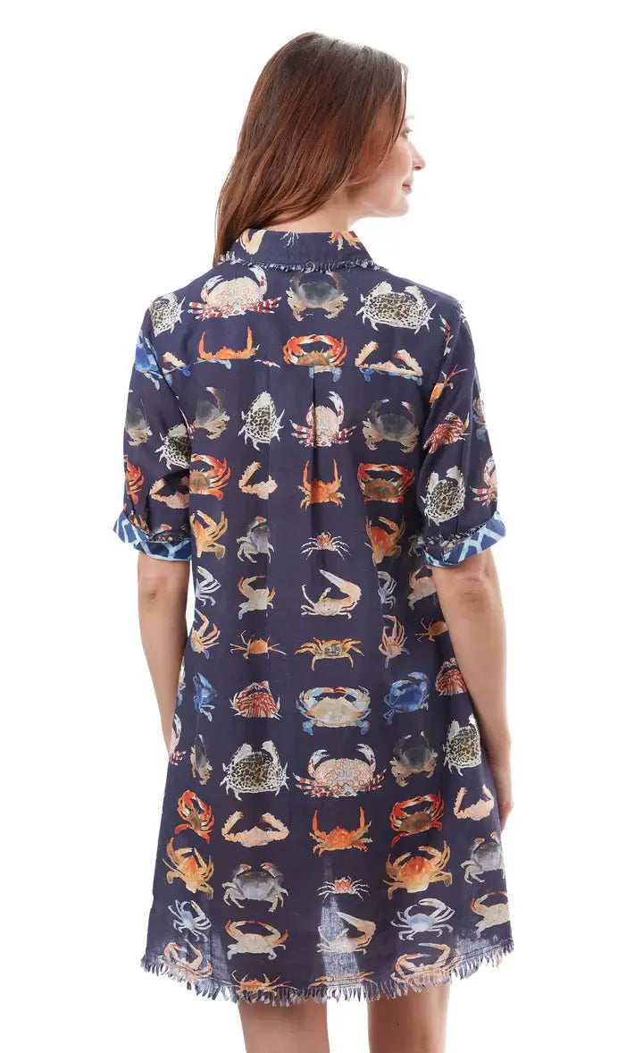 Chatham Dress Crab Print Dress