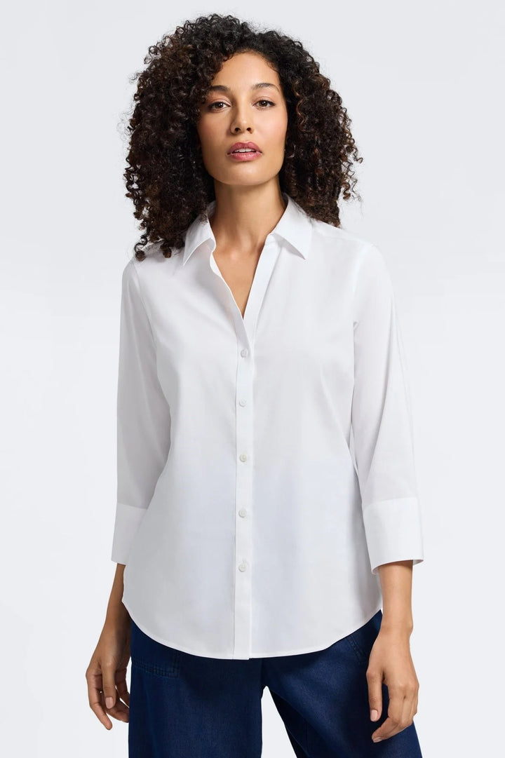 Foxcroft Mary Shirt in White