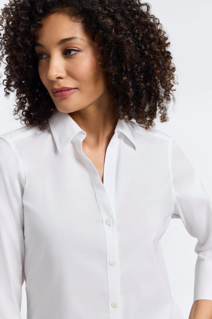 Foxcroft Mary Shirt in White