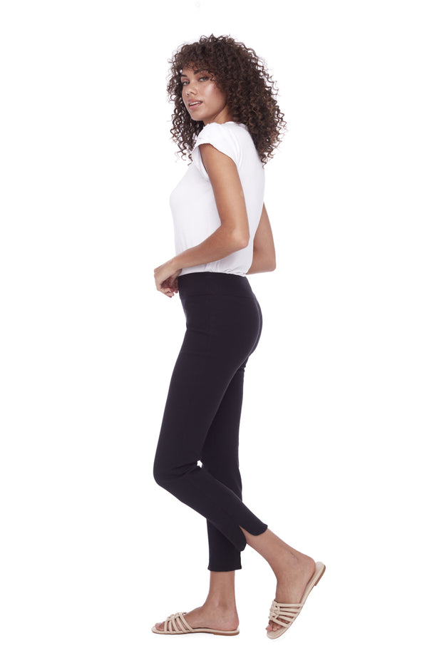 Up! Petal Slit Solid Pants - Available In Multiple Colors