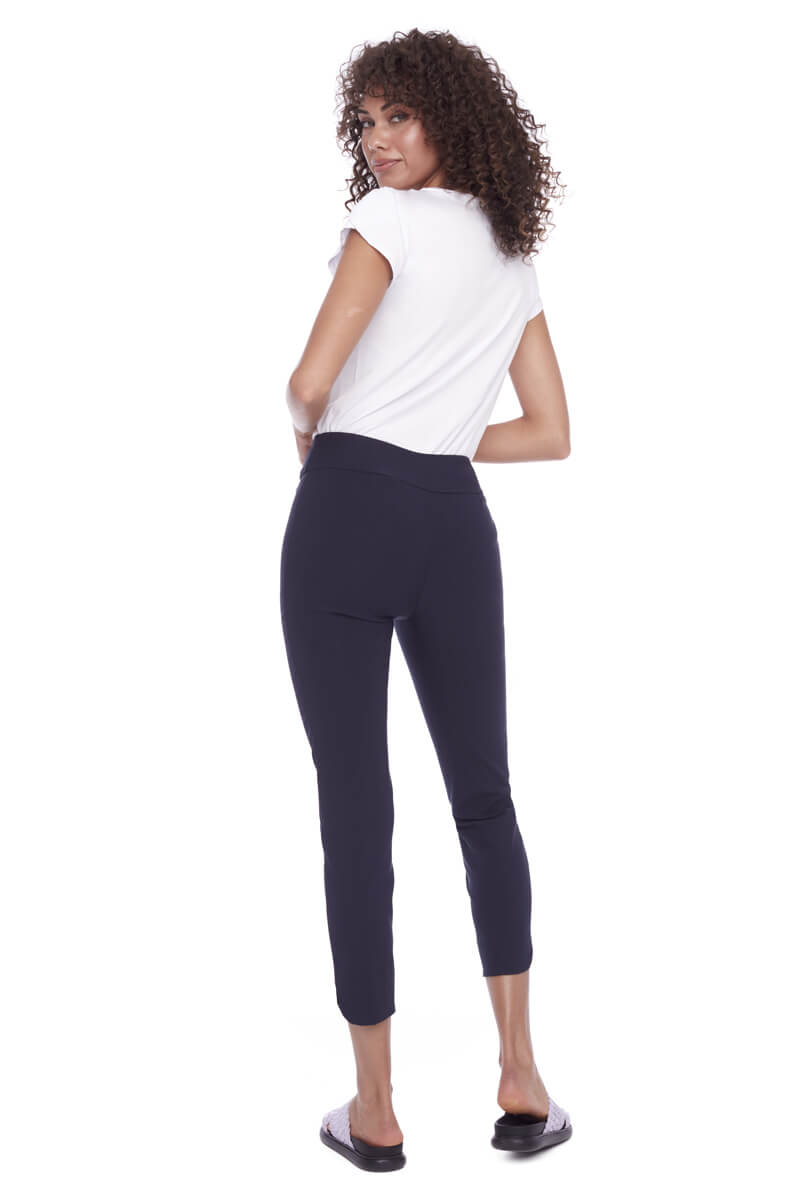 Up! Petal Slit Solid Pants - Available In Multiple Colors - Mildred Hoit