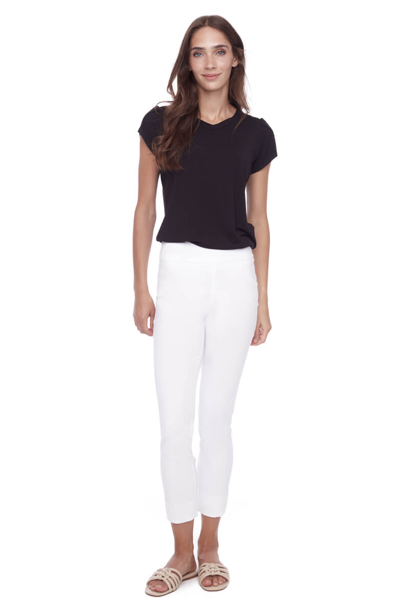 Up! Petal Slit Solid Pants - Available In Multiple Colors - Mildred Hoit