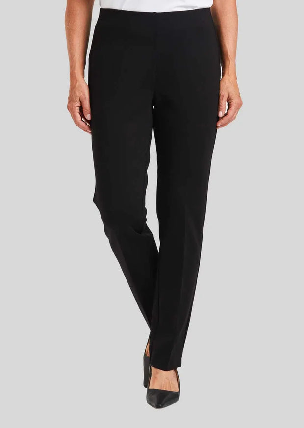 Peace of Cloth Annie Pull On Pant in Black available at Mildred Hoit in Palm Beach.