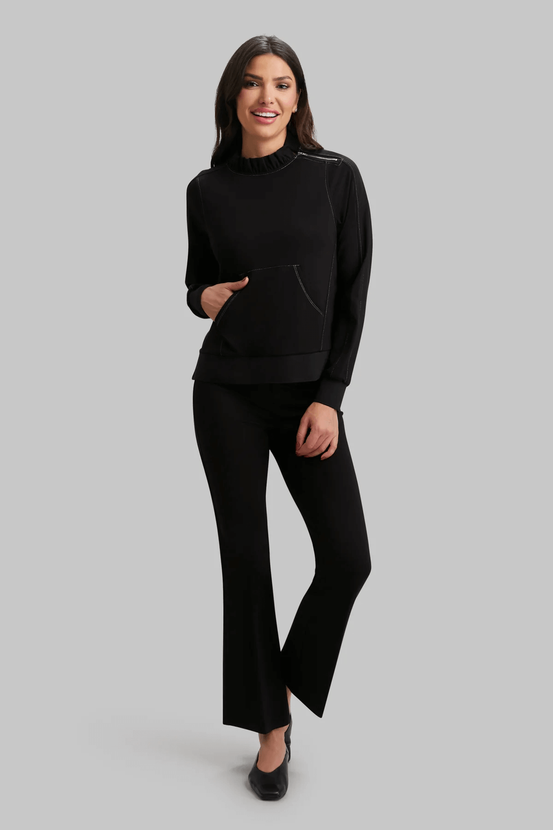 Peace of Cloth Paramount Knit Tatum Pullover in Black