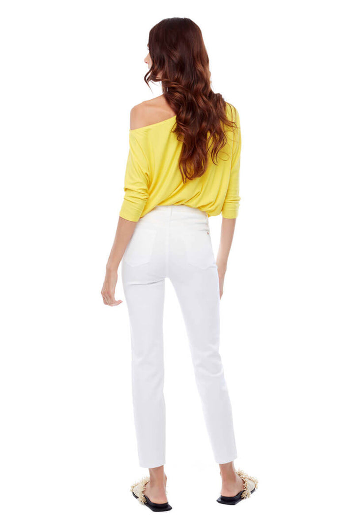 Up!Dated Denim Pants in White