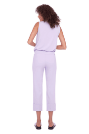 Up! Cuffed Compression Cropped Pant in Lilac
