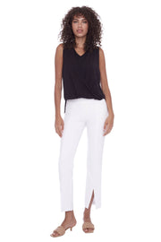 Up! Palermo Pull-on Pants in White available at Mildred Hoit in Palm Beach.