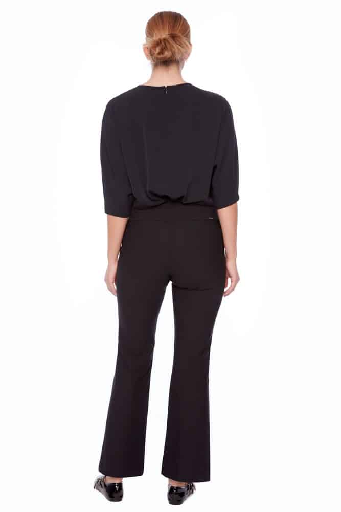 Up! PrecisIon Ponte Full-Length Bootcut Pant in Black