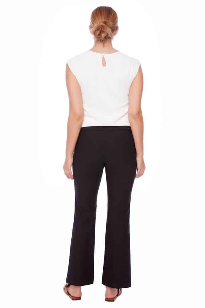 Up! Precision Ponte Full-Length Bootcut Pant in Navy