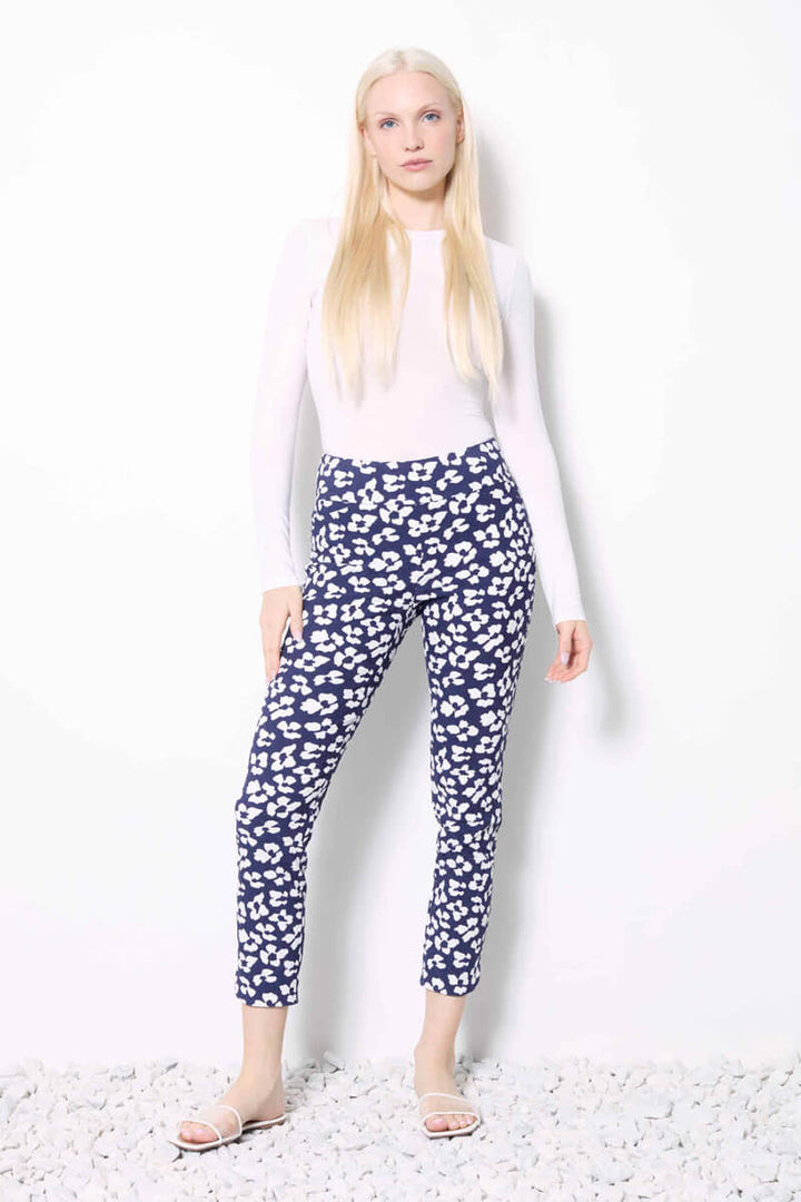 Up! Florist Petal - Slit Techno Ankle Pant available at Mildred Hoit in Palm Beach.