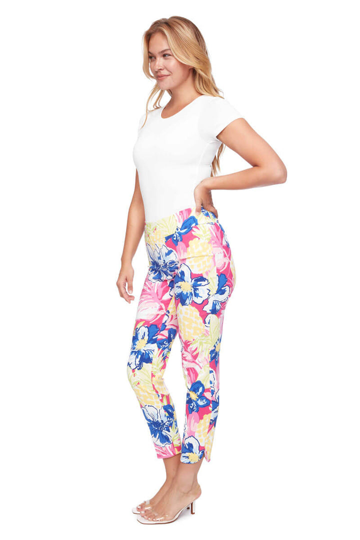 Up! Maui Petal-Slit Techno Ankle Pant