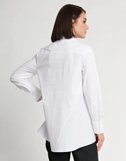 Hinson Wu Betty Long Sleeve Cotton Tunic in White