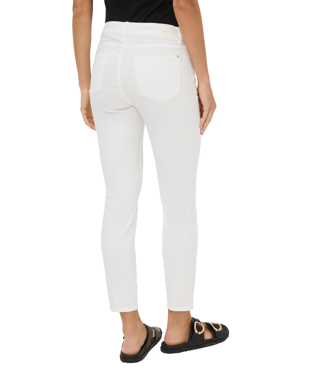 Brax Shakira Pant in White - Mildred Hoit