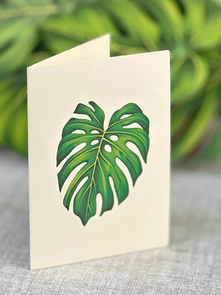 Monstera Pop-up Card - Mildred Hoit