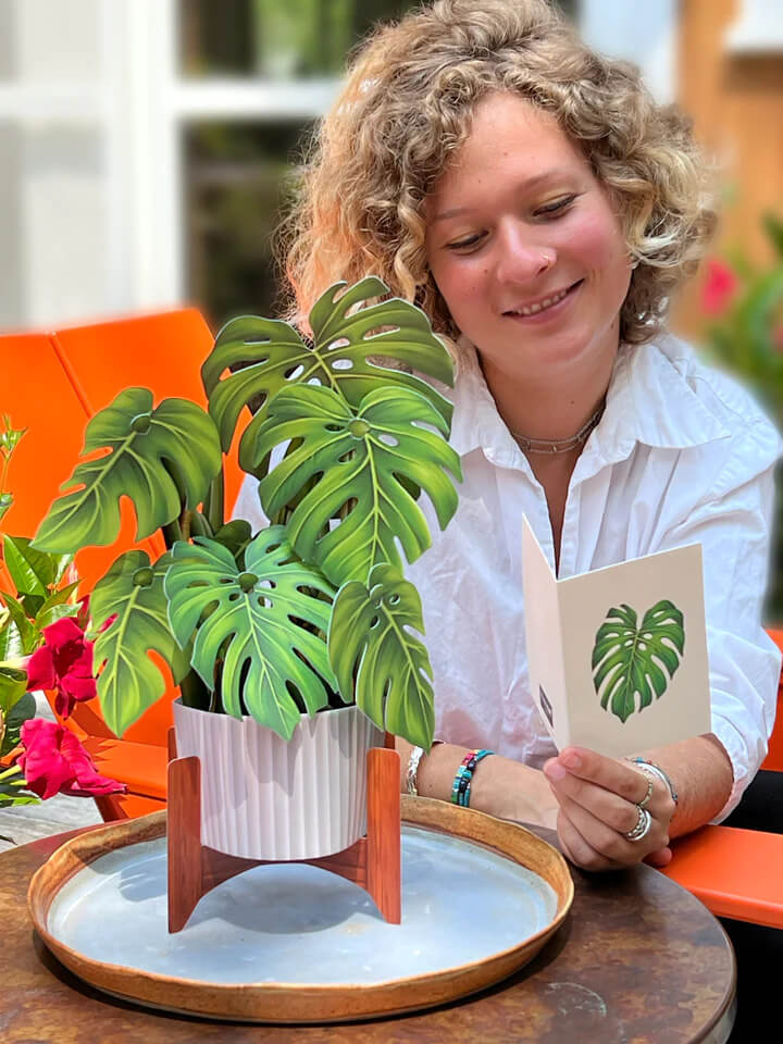 Monstera Pop-up Card - Mildred Hoit