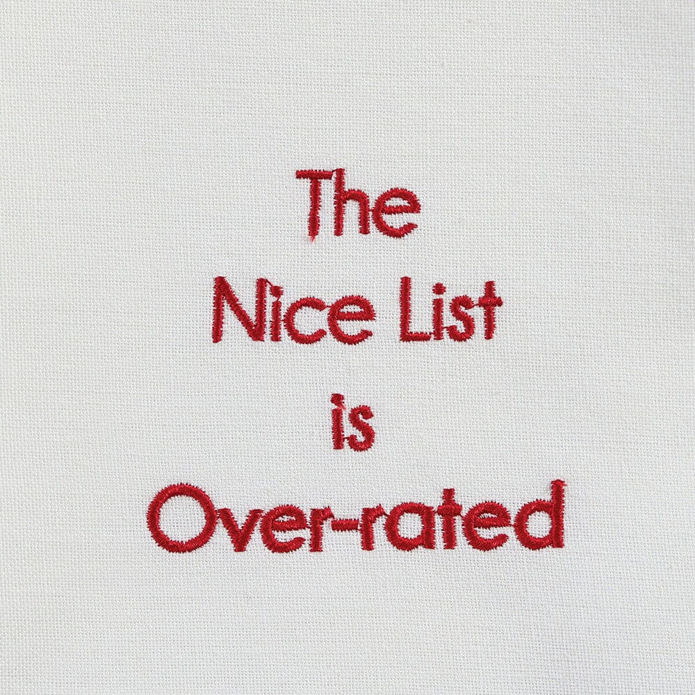The Nice List Is Over-Rated Dishtowel - Mildred Hoit