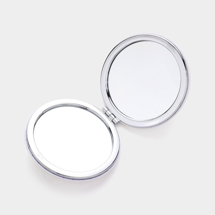 Pretty Girl Bling Studded Compact Mirror
