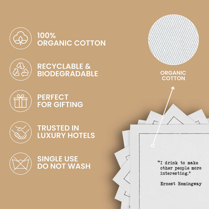 Cocktail Napkins with Love Quotes