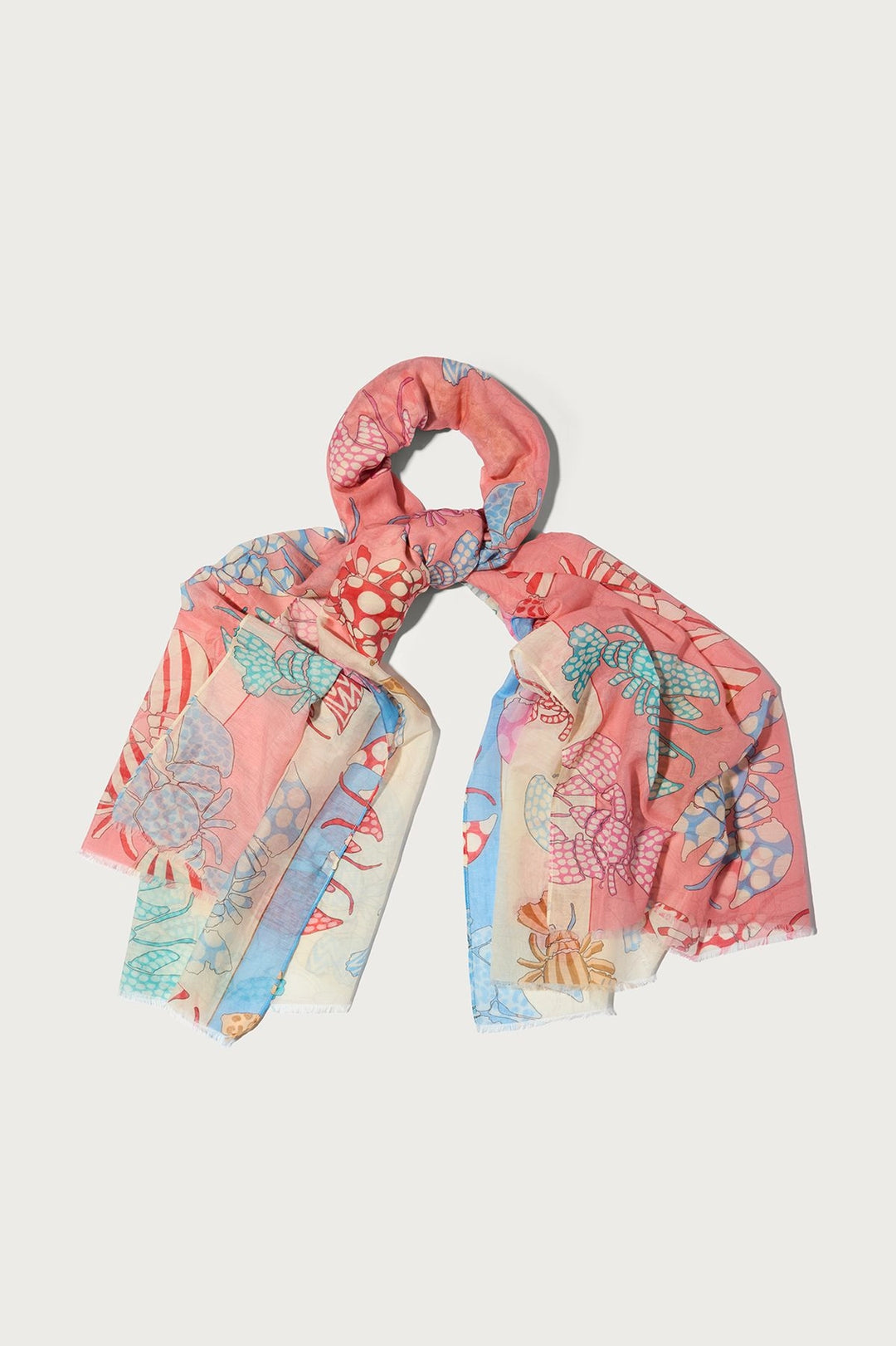 Lobster Printed Scarf - Mildred Hoit
