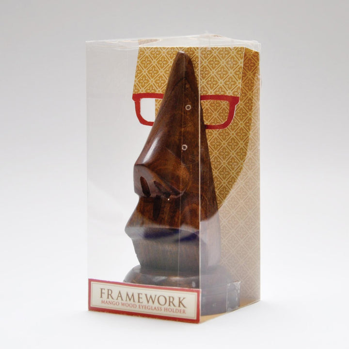 Mango Wood Nose Eyeglass Holder