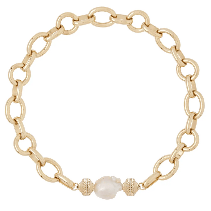 Clara Williams White Baroque Pearl Centerpiece - Mildred Hoit