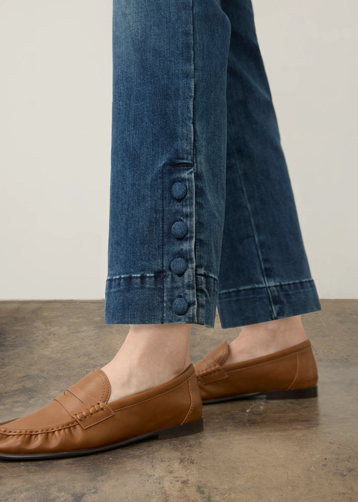 Suzanne Boot-Cut Ankle Pant in Dark Vintage Wash