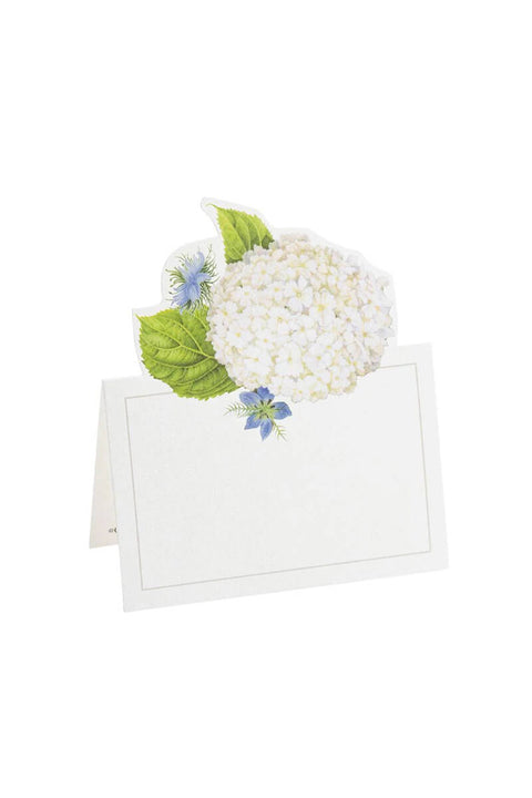 White Blooms Place cards - Set of 8 available at Mildred Hoit in Palm Beach.