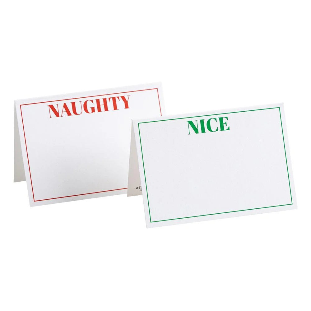 Caspari Naughty Or Nice Place Cards