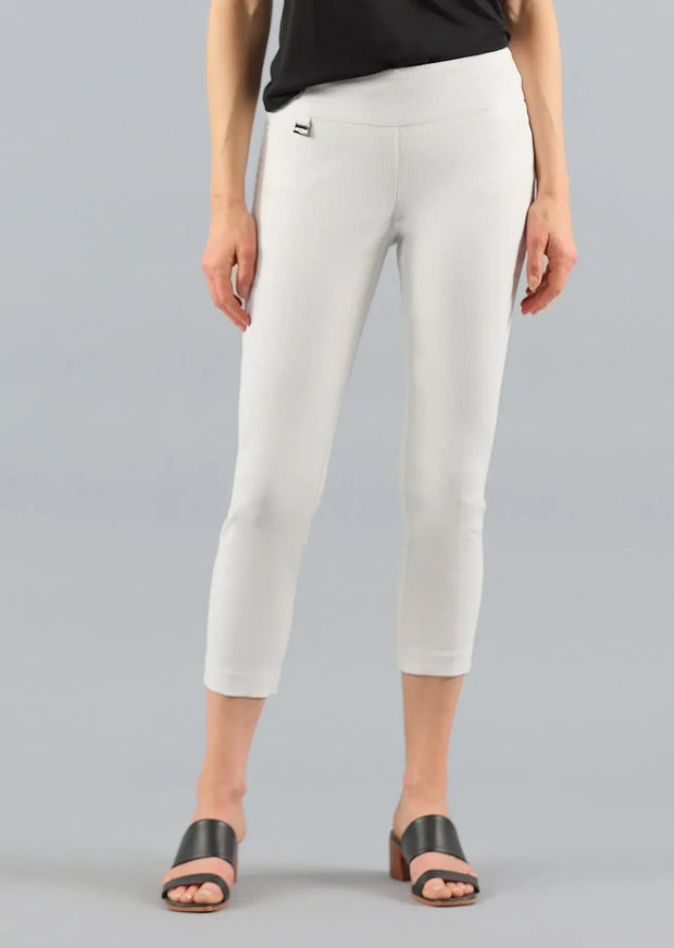 Kate White Pique Thinny Crop Pant