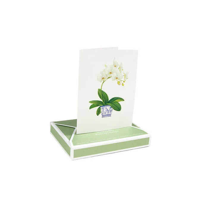 Caspari Orchid Correspondence Cards