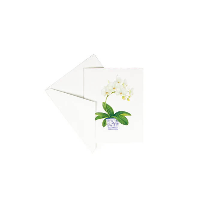 Caspari Orchid Correspondence Cards