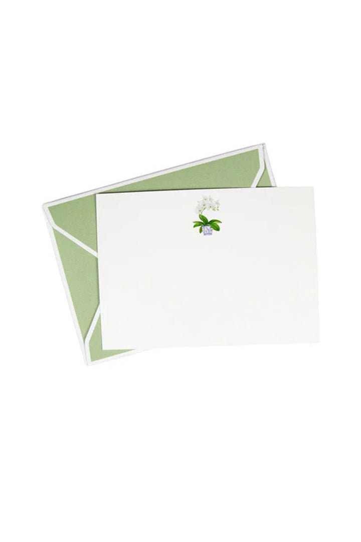 White Orchid Note Cards