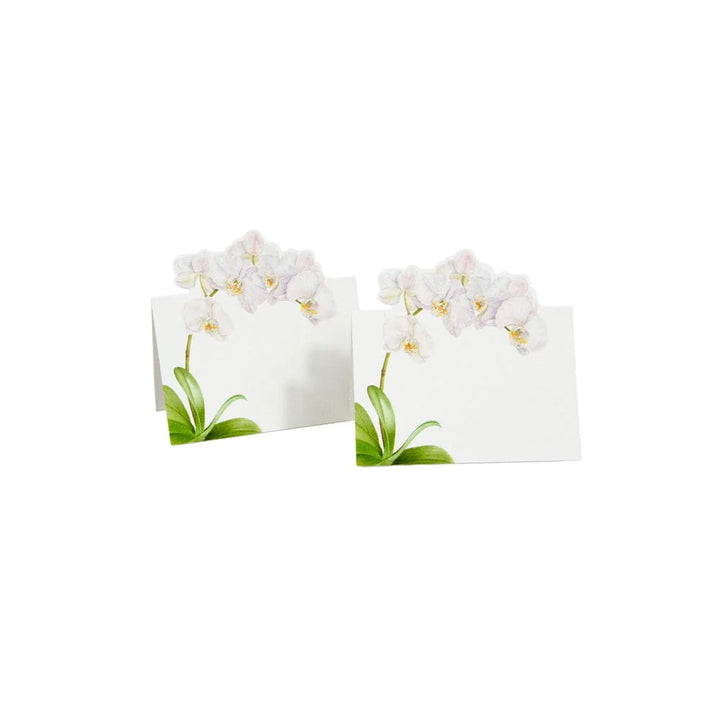 Caspari Die-Cut White Orchid Place Cards