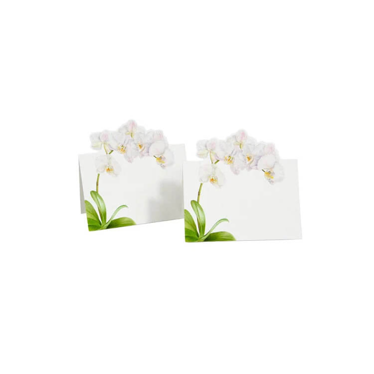 White Orchid Placecards