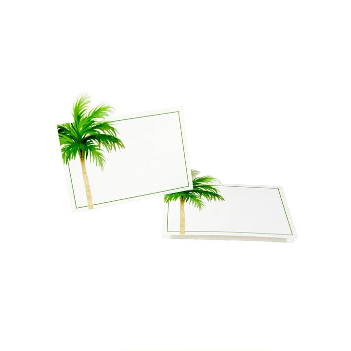 Caspari Die-Cut Painted Palm Tree Place Cards
