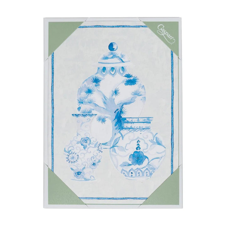 Caspari Glazed Porcelain Boxed Note Cards