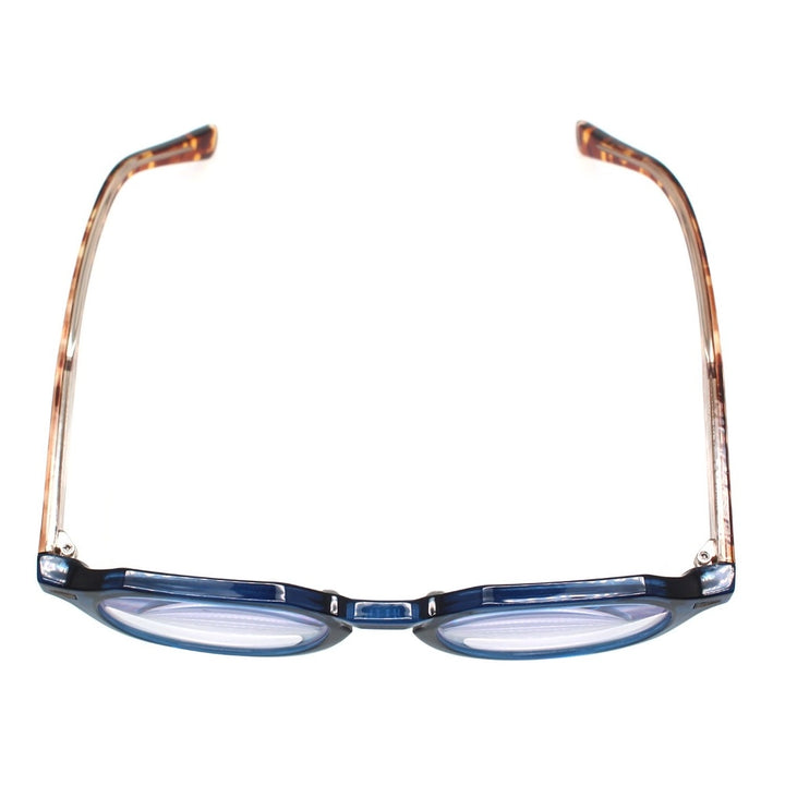 Benn Blue Light Readers in Matte Navy Blue & Tortoise - Mildred Hoit