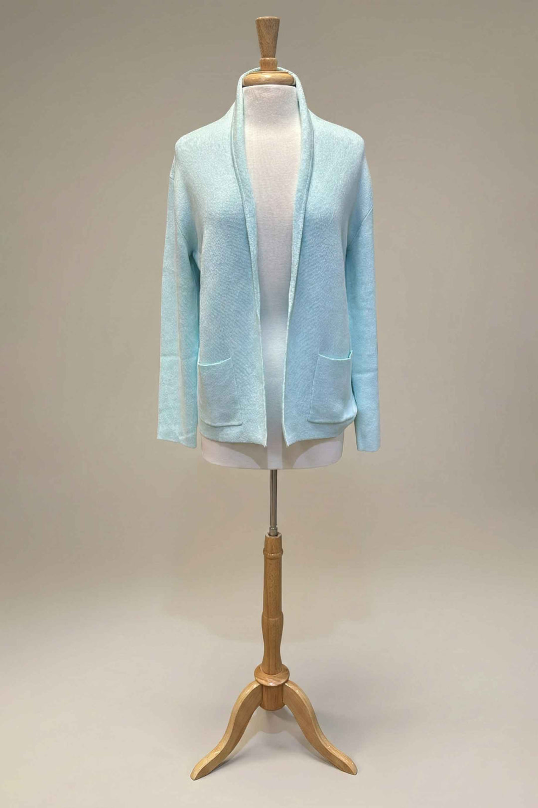 Alashan Sally Shawl Collar Jacket in Opal - Mildred Hoit