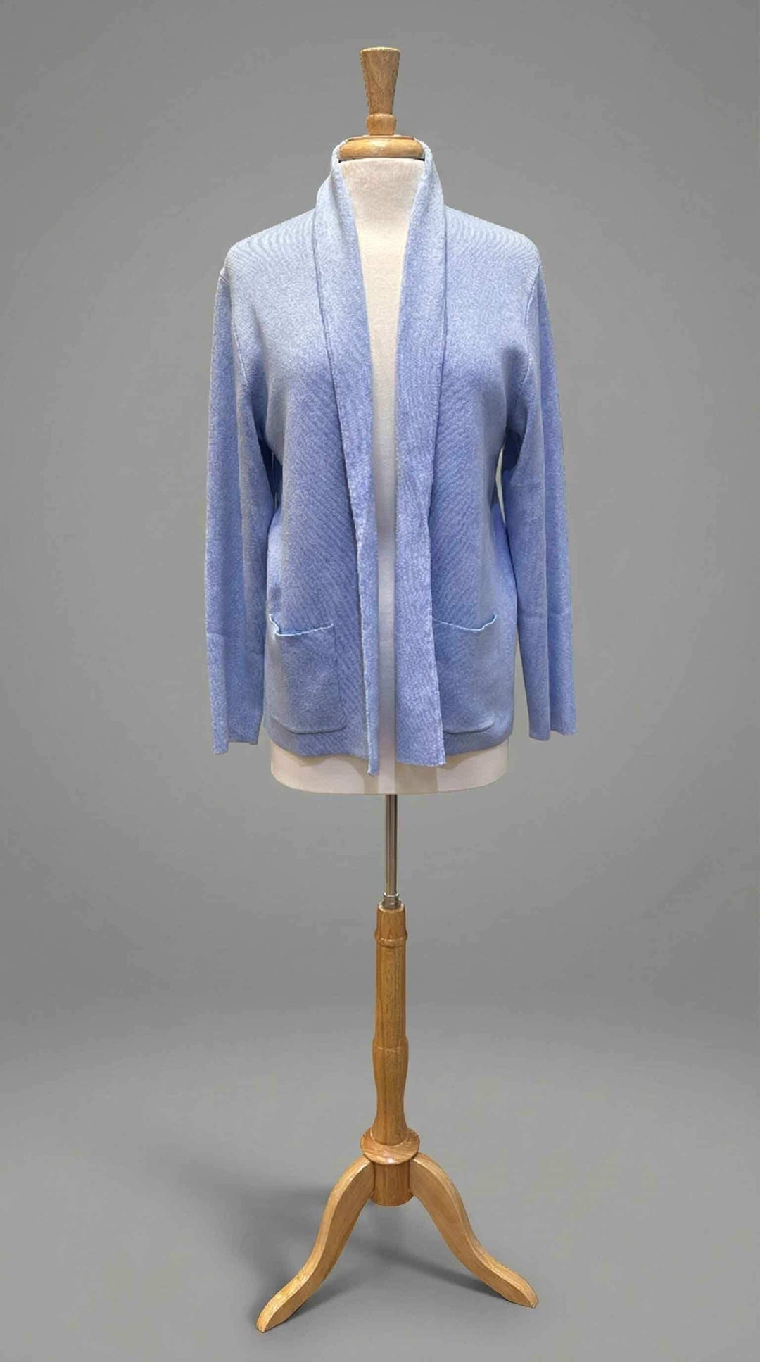 Alashan Sally Shawl Collar Jacket in Weekend Blue - Mildred Hoit