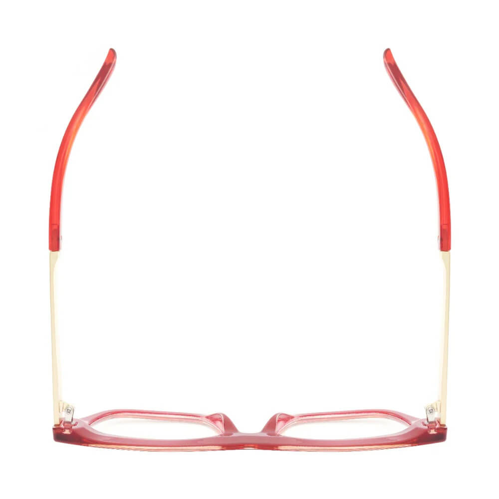 Alexa Blue Light Readers in Red with Gold